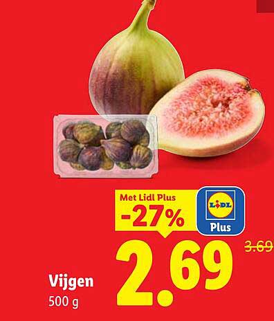 Vijgen 500 g Met Lidl Plus -27%