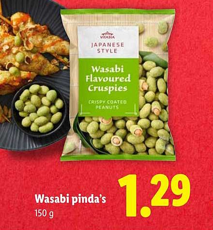 Wasabi pinda’s 150 g