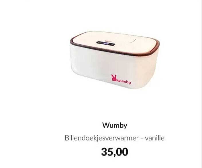 Wumby Billendoekjesverwarmer - vanille