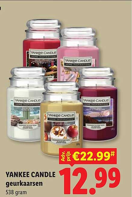 YANKEE CANDLE geurkaarsen 538 gram