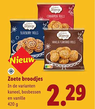 Zoete broodjes Nieuw