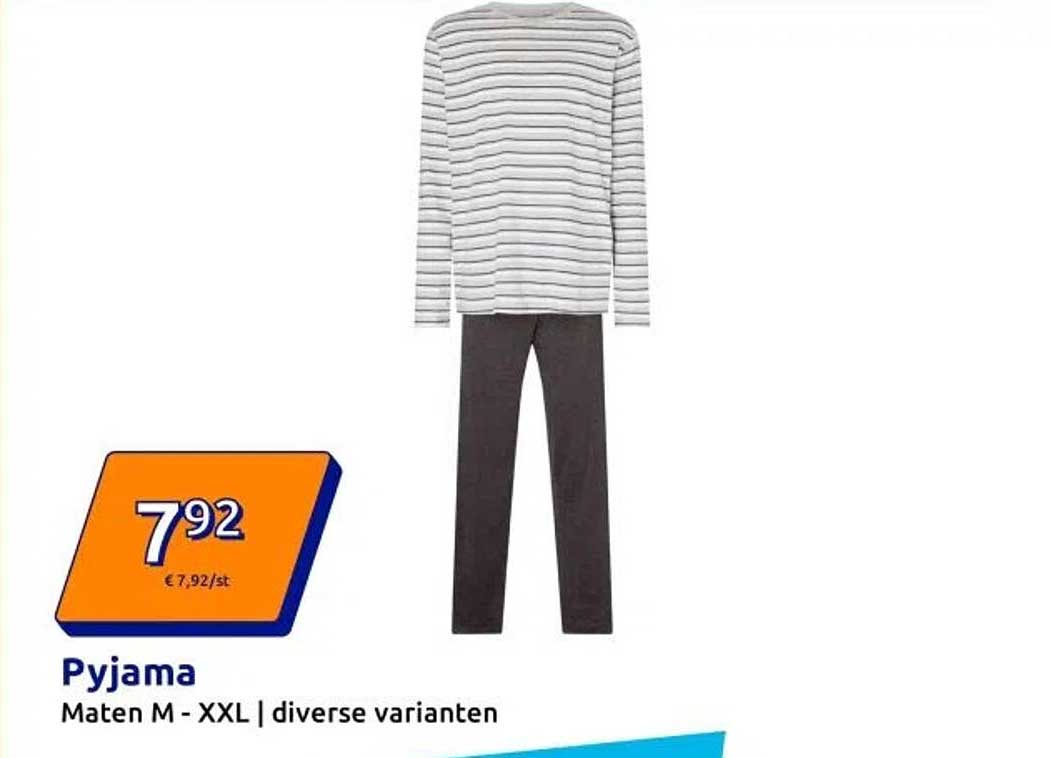 Pyjama Aanbieding bij Action - FolderFeest.nl
