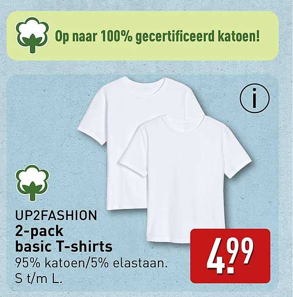 2-pack basic T-shirts
