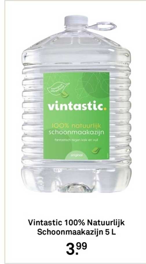 Vintastic 100% Natuurlijk Schoonmaakazijn