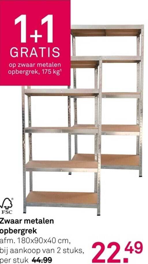 Zwaar metalen opslagrek
