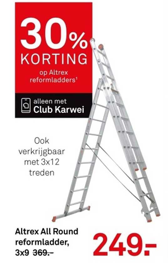 30% KORTING op Altrex reformladders