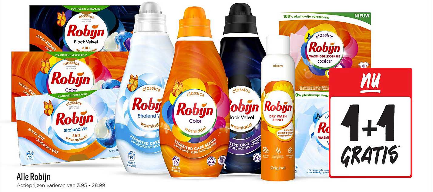Alle Robijn Actie (1 + 1 Gratis)