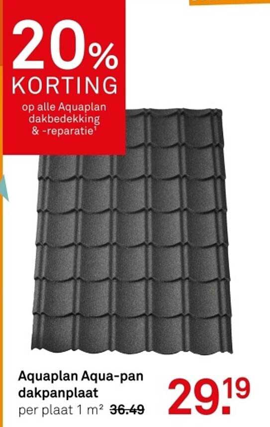 Aquaplan Aqua-pan dakpanplaat