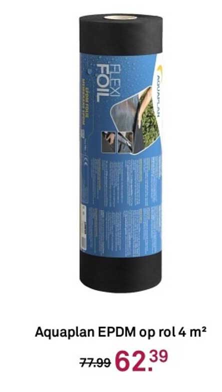 Aquaplan EPDM op rol 4 m²