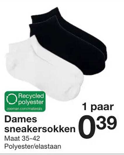 Dames sneakersokken