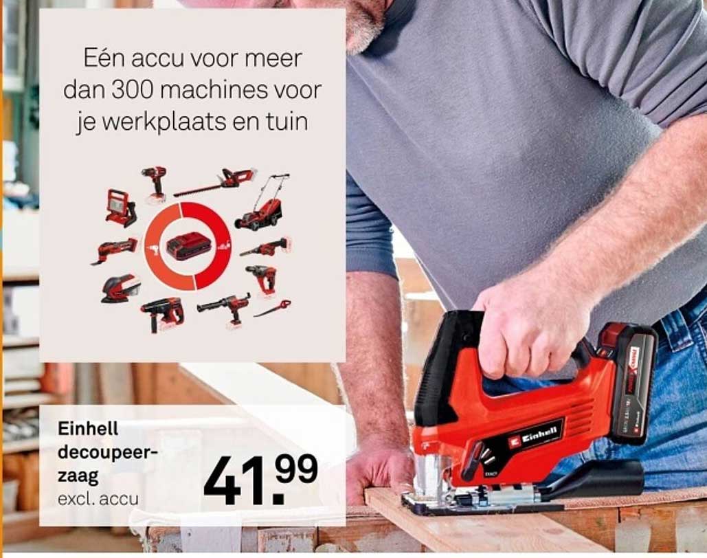 Einhell decoupeerzaag