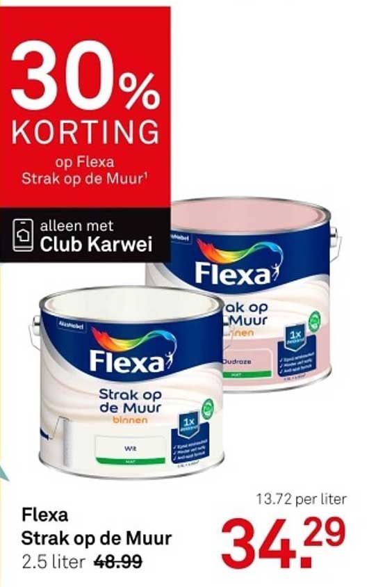 Flexa Strak op de Muur