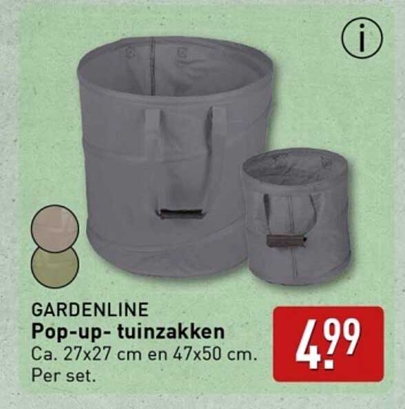 GARDENLINE Pop-up- tuinzakken