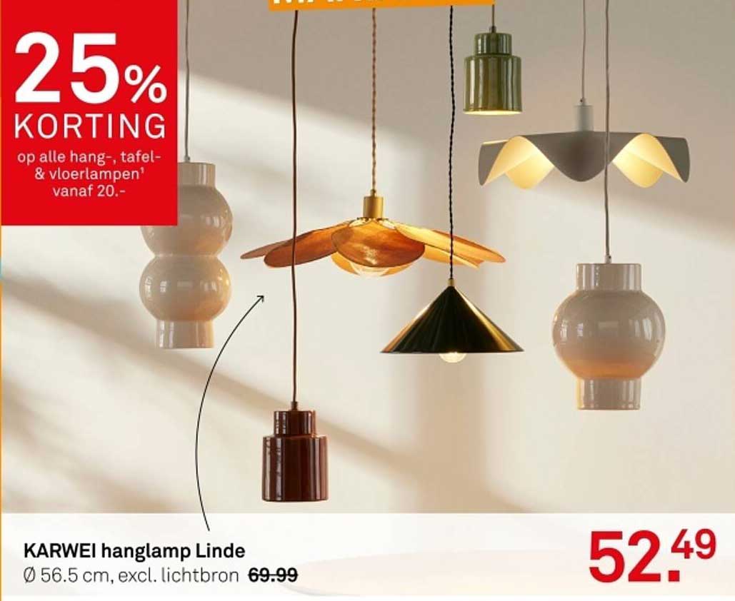 KARWEI hanglamp Linde