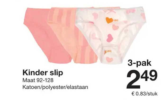 Kinder slip