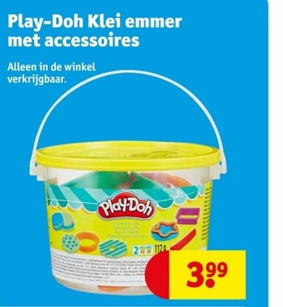 Play-Doh Klei emmer met accessoires