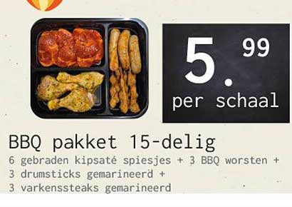 BBQ pakket 15-delig