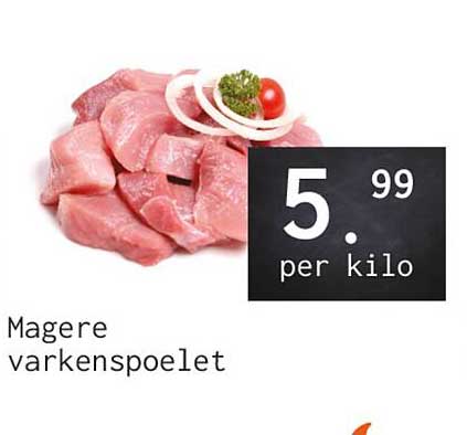 Magere varkenspolet