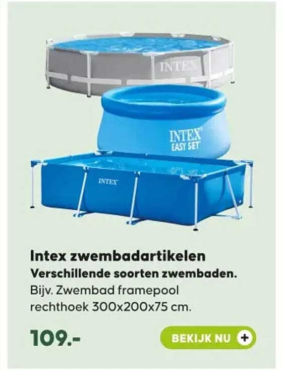 Intex zwembadartikelen