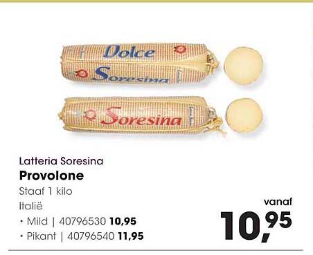 Latteria SoreSina Provolone Staaf 1 kilo Italië