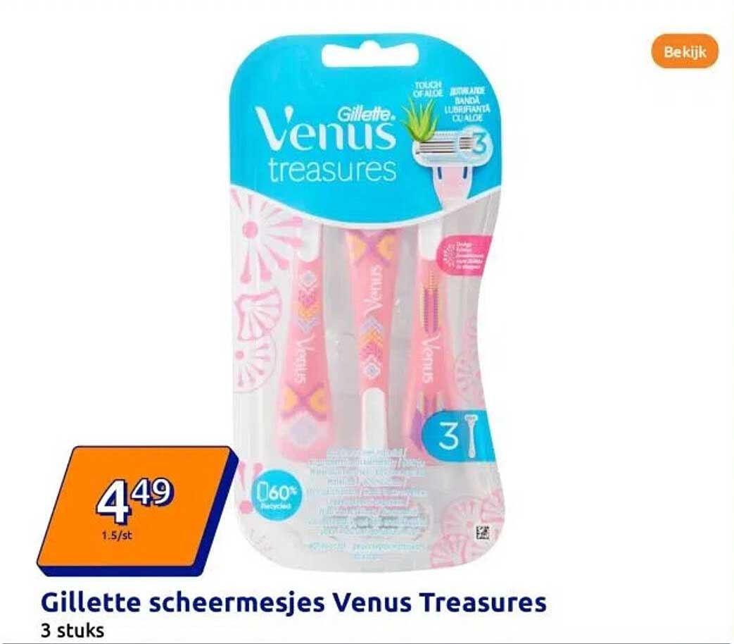 Gillette scheermesjes Venus Treasures