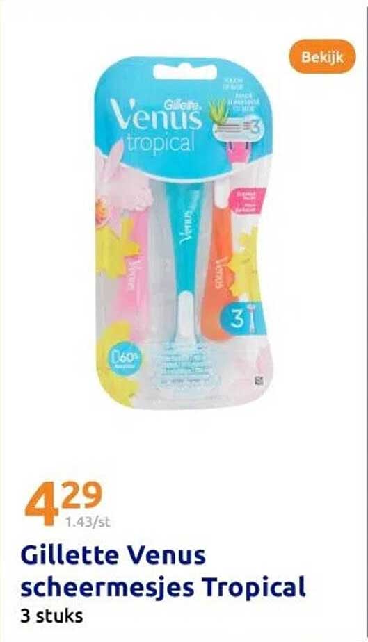 Gillette Venus scheermesjes Tropical 3 stuks