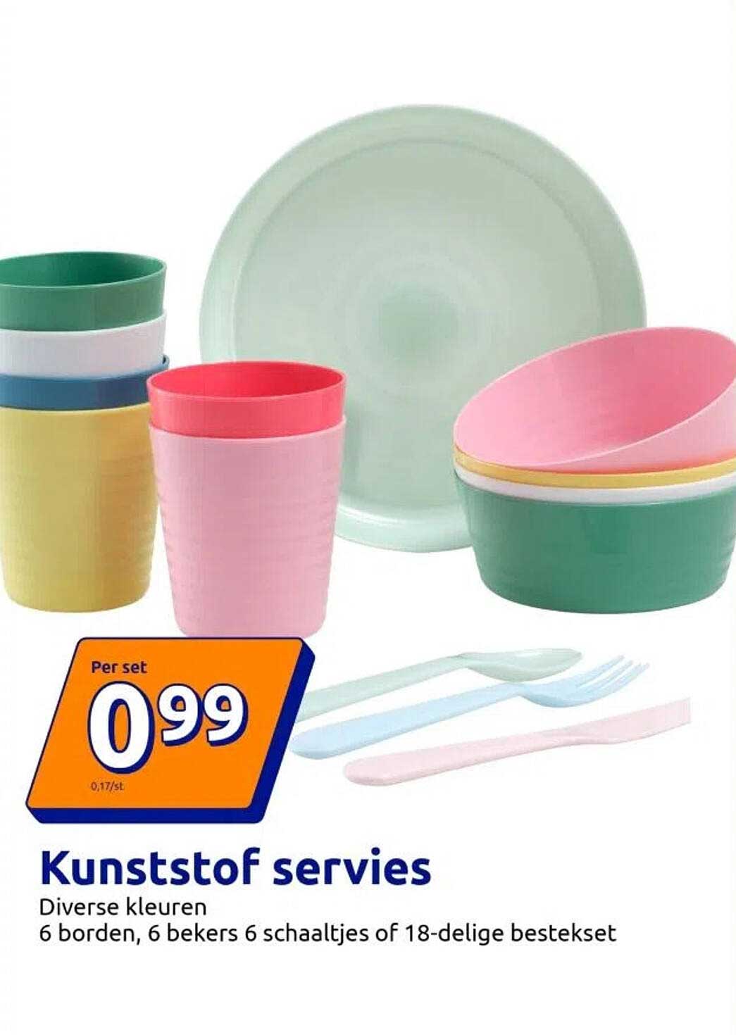 Kunststof servies