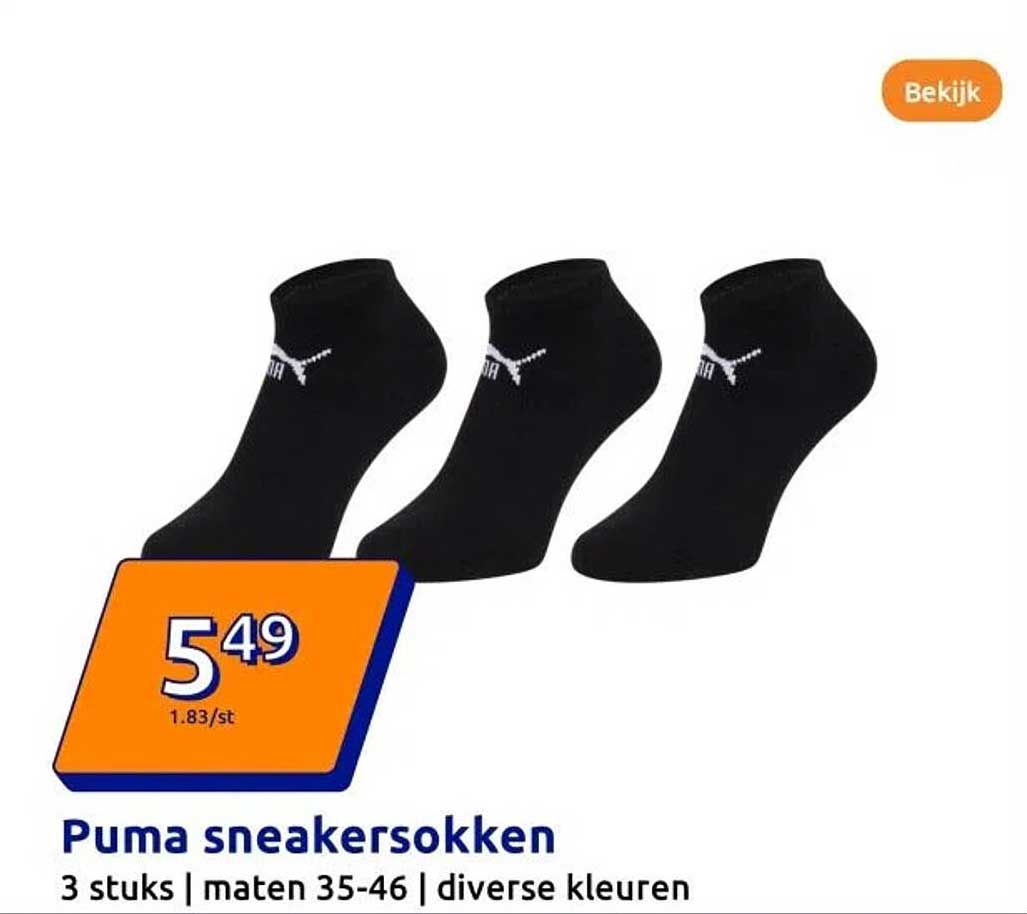 Puma sneakersokken