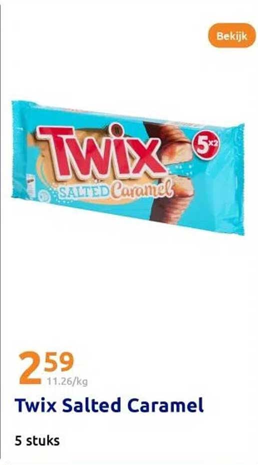 Twix Salted Caramel 5 stuks