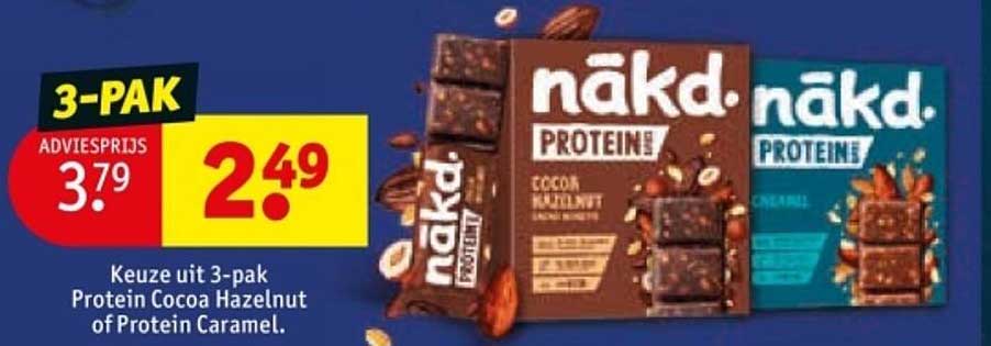 3-Pak Protein Cocoa Hazelnut of Protein Caramel