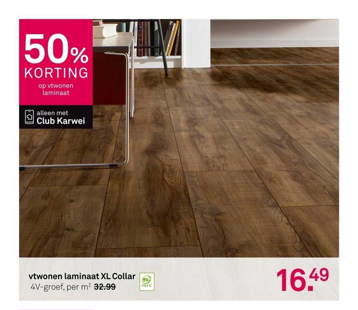 50% KORTING op vt wonen laminaat XL Collar