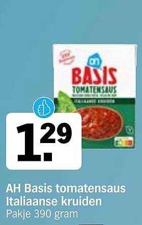 AH Basis tomatensaus Italiaanse kruiden
