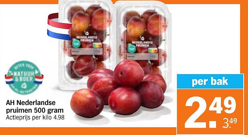 AH Nederlandse pruimen 500 gram