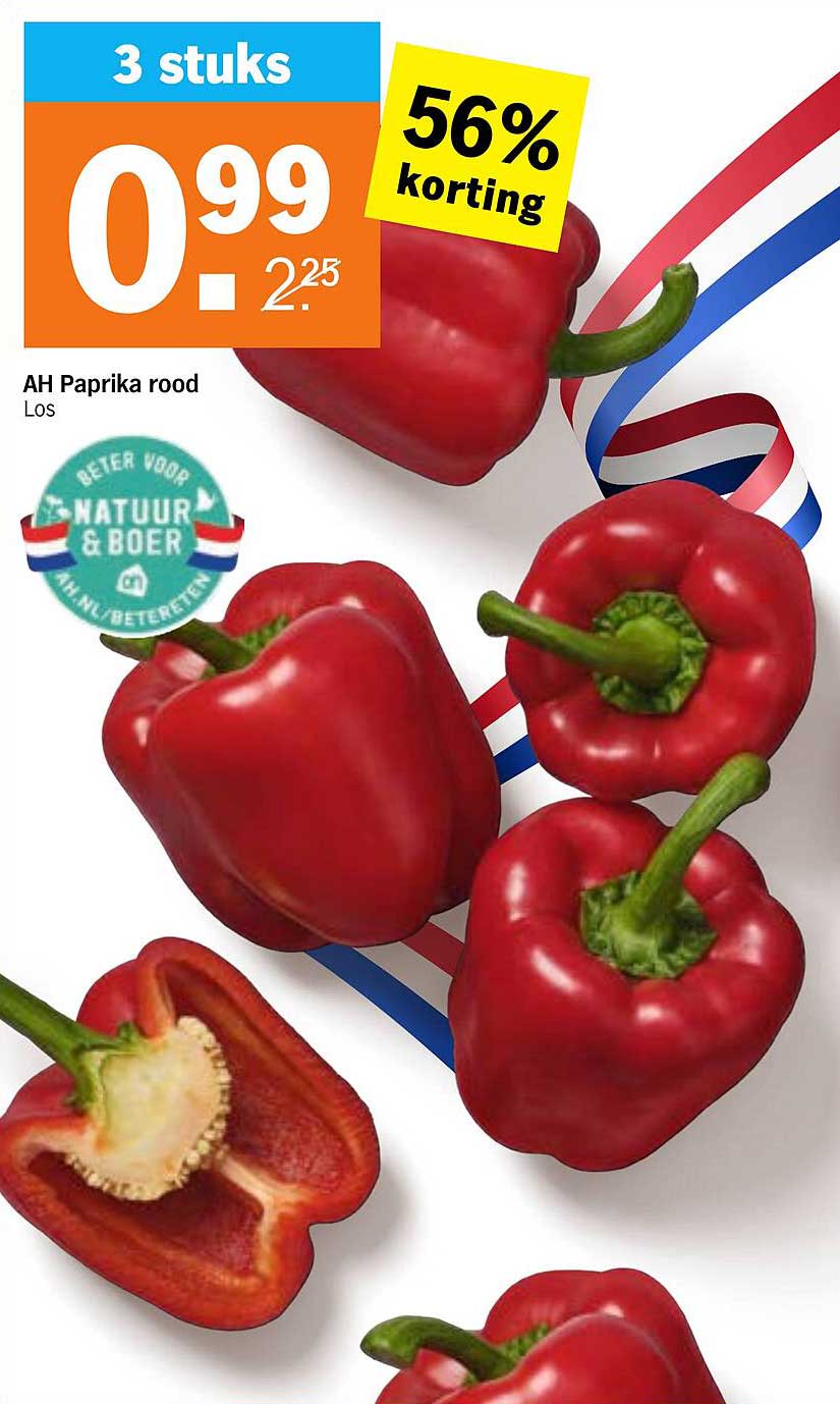 AH Paprika rood