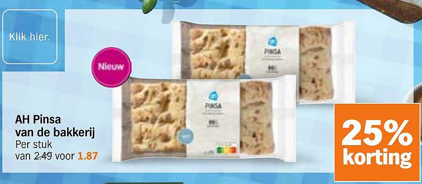 AH Pinsa van de bakkerij