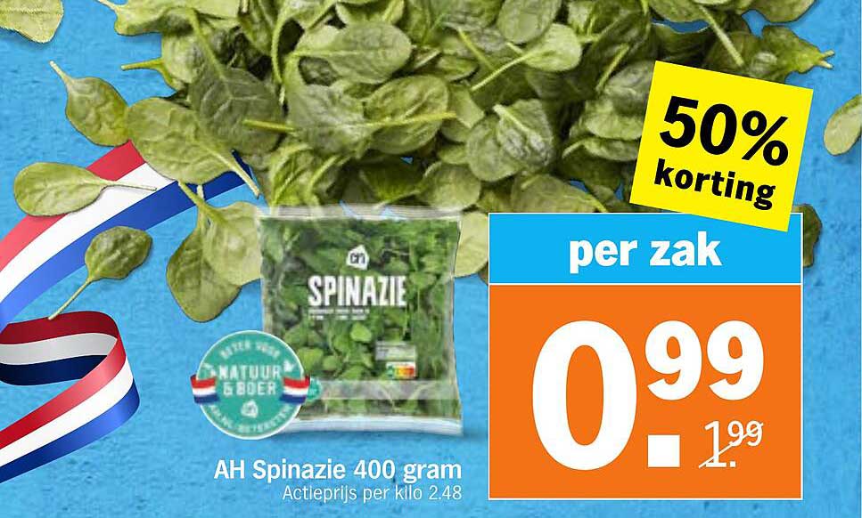 AH Spinazie 400 gram