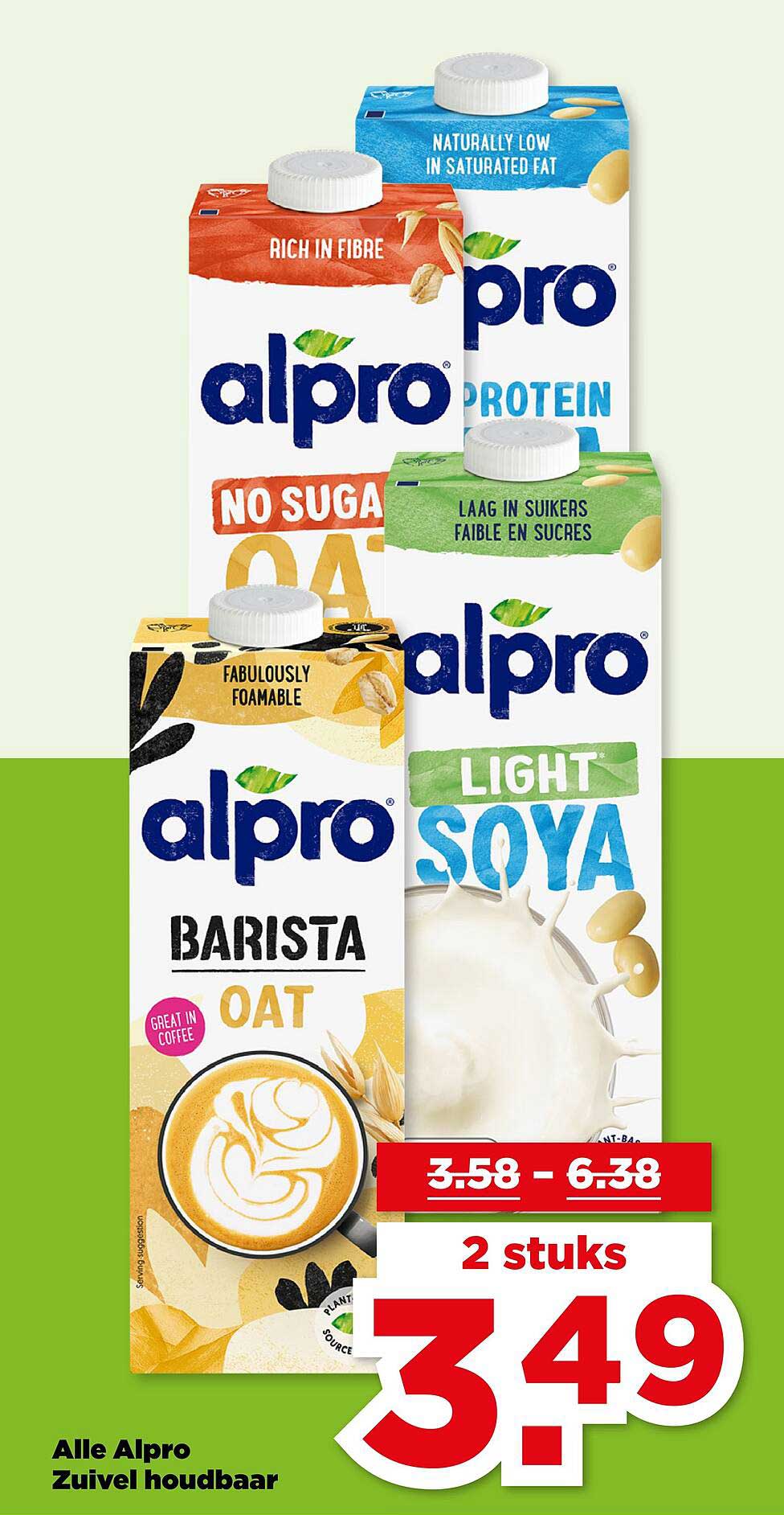 Alle Alpro Zuivel houdbaar