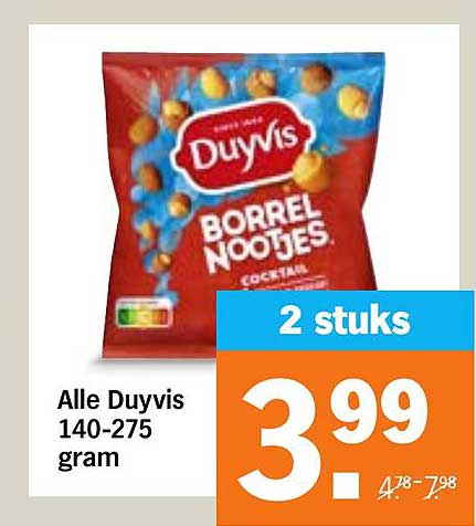 Alle Duyvis 140-275 gram