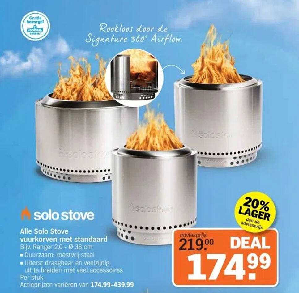 Alle Solo Stove vuurkorven met standaard