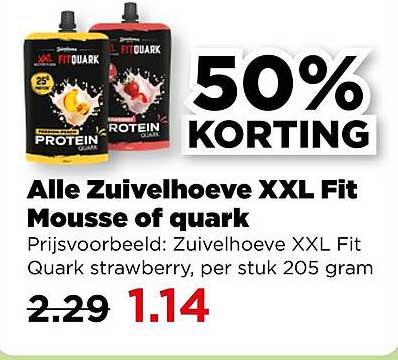 Alle Zuivelhoeve XXL Fit Mousse of quark
