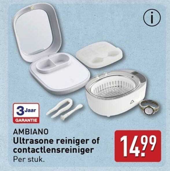 AMBIANO Ultrasone reiniger of contactlenzenreiniger