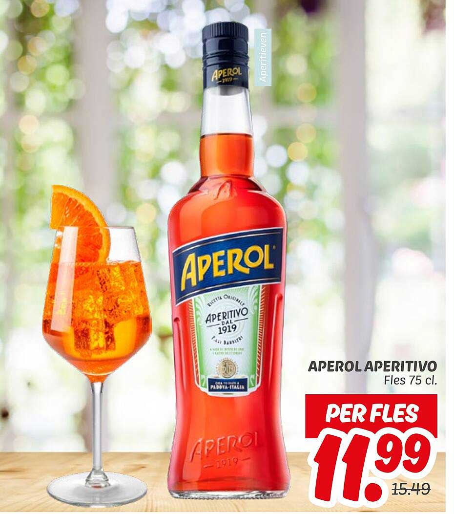 APEROL APERITIVO Fles 75 cl.