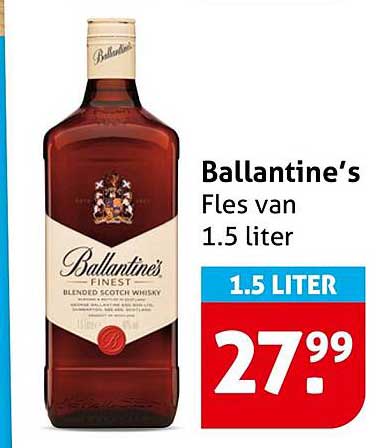 Ballantine's Fles van 1.5 liter