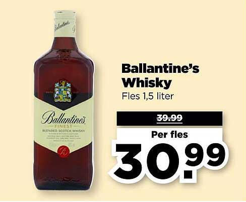 Ballantine's Whisky Fles 1,5 liter