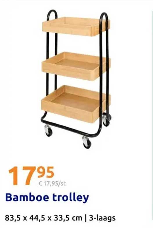Bamboe trolley