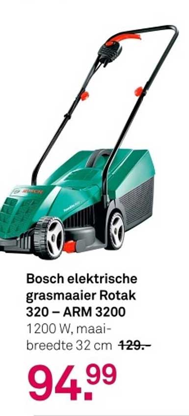 Bosch elektrische grasmaaier Rotak 320 – ARM 3200