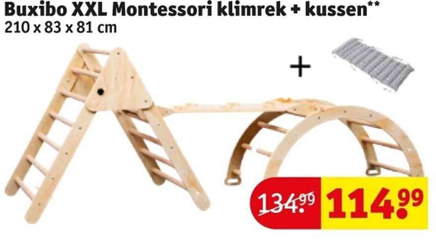Buxibo XXL Montessori klimrek + kussen**