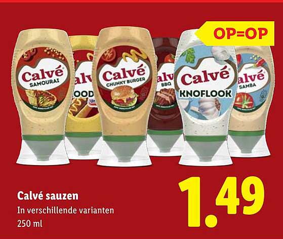 Calvé sauzen