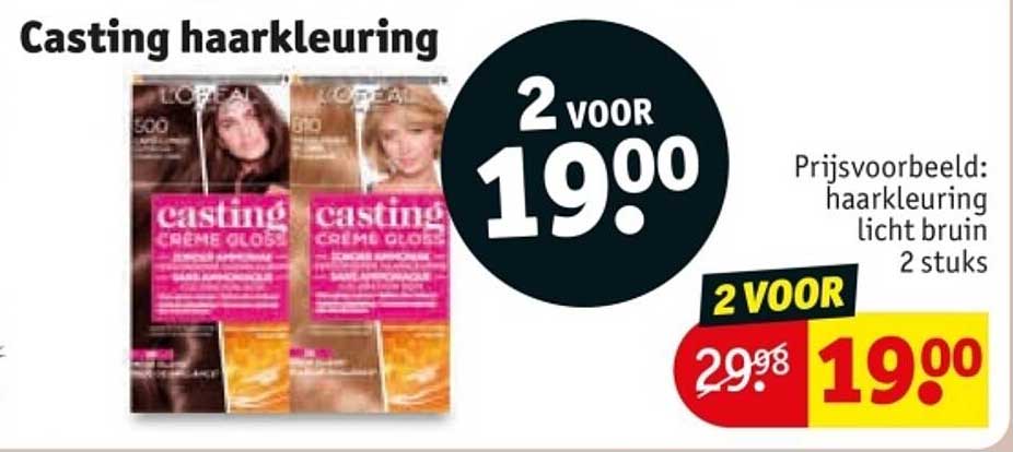 Casting haarkleuring