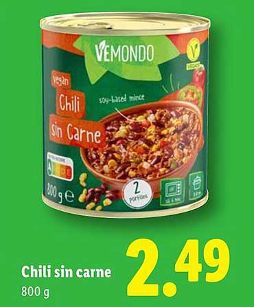 Chili sin carne